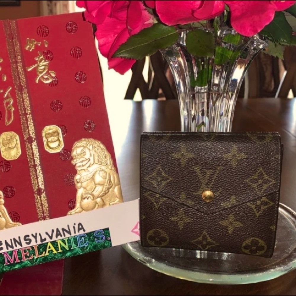 Vintage Elise Monogram Wallet